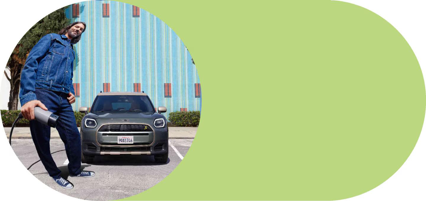 An electric car bursting with energy